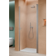 Дверь, Radaway, Nes DWJ I, шв 800*2000, петли-справа, никель брашированный, цвет стекла-прозрачный, Easy Clean
