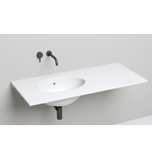 Раковина, Salini, Marea 12, шгв 545*375*187, отверстия для смесителя-отсутствуют, цвет-белый