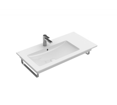 Раковина, Villeroy&Boch, Venticello, шг 1000*500, отверстия для смесителя-отсутствуют, цвет-альпийский белый
