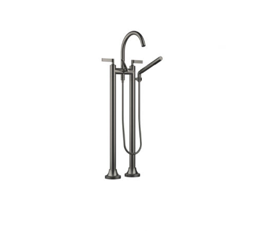 Смеситель для ванны и душа, Dornbracht, Vaia, напольный, цвет-Dark Platinum сатинированная