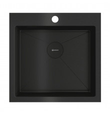 Мойка, OMOIKIRI, Akisame, шгв 510*510*200, отверстия для смесителя-1, цвет-графит