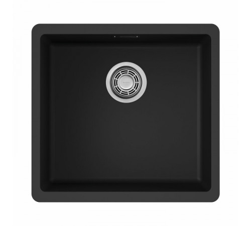 Мойка, OMOIKIRI, Kata, шгв 440*420*220, отверстия для смесителя-отсутствуют, цвет-чёрный