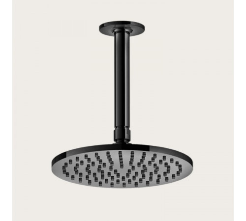 Верхний душ, Gessi, Inciso, 200*200, цвет-Black Metal PVD