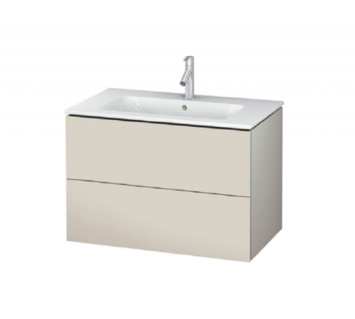 Тумба под раковину, Duravit, L-Cube, шгв 820*481*550, раковина-необходимо заказать, цвет-серо-коричневый матовый