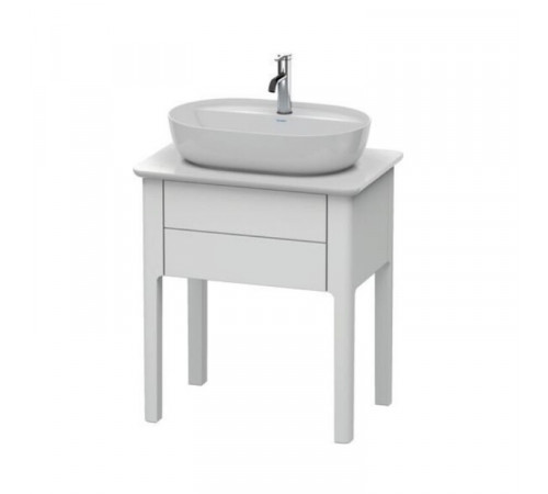 Тумба для консоли, Duravit, Luv, шгв 688*450*743, раковина-необходимо заказать, цвет- белый шелковисто-матовый