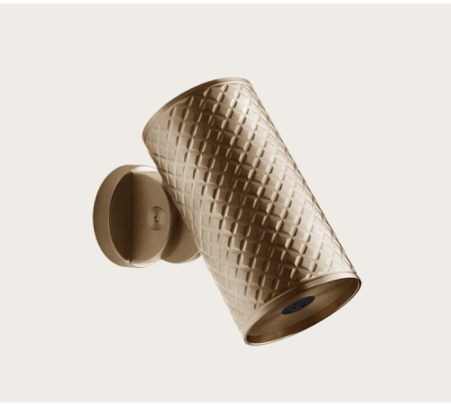 Верхний душ, Gessi, Spotwater, поворотный, 79*162, цвет-Warm Bronze Brushed PVD