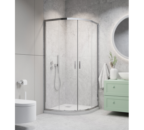 Душевая кабина, Radaway, Alienta A/E, шгв 900*900*1900, хром, цвет стекл-прозрачный, Easy Clean