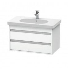 Тумба под раковину, Duravit, Ketho, шгв 800*455*480, раковина-необходимо заказать, цвет-белый матовый