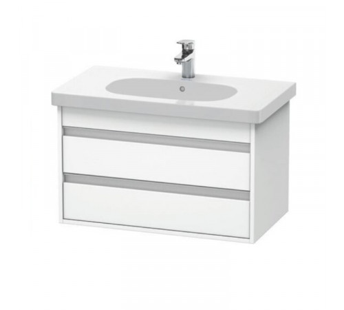 Тумба под раковину, Duravit, Ketho, шгв 800*455*480, раковина-необходимо заказать, цвет-белый матовый