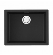 Мойка, OMOIKIRI, Yamakawa, шгв 556*456*220, отверстия для смесителя-отсутствуют, цвет-графит