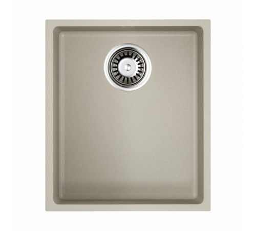 Мойка, OMOIKIRI, Bosen, шгв 380*440*210, отверстия для смесителя-отсутствуют, цвет-бежевый