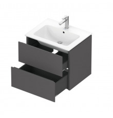 Тумба под раковину, Duravit, L-Cube, шгв 620*481*550, раковина-необходимо заказать, цвет-графит матовый
