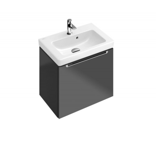 Раковина, Villeroy&Boch, Subway 2.0, шг 450*370, отверстия для смесителя-1, цвет-альпийский белый