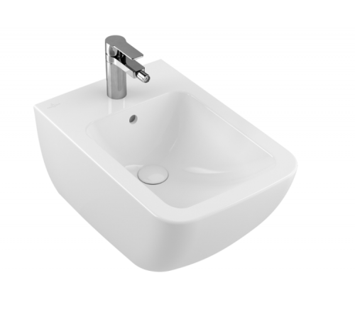 Биде, Villeroy&Boch, Venticello, подвесной, шгв 375*560*285, цвет-альпийский белый