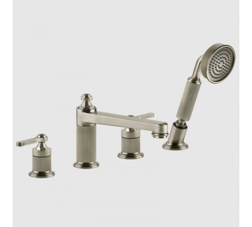 Смеситель для ванны и душа, Gessi, VENTI20, цвет-Finox Brushed Nickel