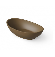 Раковина, DEA Design, Countertop basin, шгв 600*350*160, отверстия для смесителя-отсутствуют, цвет-Dark Camel matt (Товар заказной, возврату не подлежит)