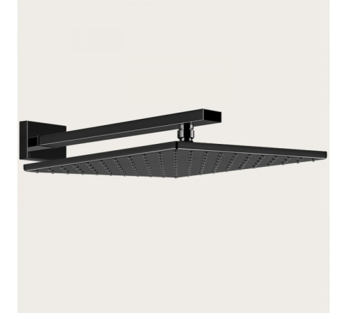 Верхний душ, Gessi, Rettangolo, 300*300, цвет-Black Metal PVD