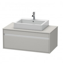 Тумба под раковину, Duravit, Ketho, шгв 1000*550*426, раковина-необходимо заказать, цвет-бетонно-серый матовый
