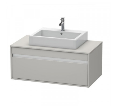 Тумба под раковину, Duravit, Ketho, шгв 1000*550*426, раковина-необходимо заказать, цвет-бетонно-серый матовый