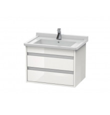 Тумба под раковину, Duravit, Ketho, шгв 650*465*480, раковина-необходимо заказать, цвет-белый глянцевый