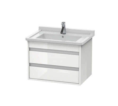 Тумба под раковину, Duravit, Ketho, шгв 650*465*480, раковина-необходимо заказать, цвет-белый глянцевый