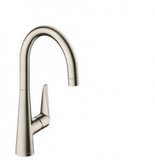 Смеситель для кухни, Hansgrohe, Talis M51, цвет-сталь