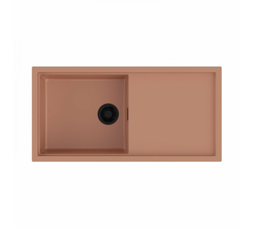 Мойка, OMOIKIRI, Sintesi, шгв 1000*500*200, отверстия для смесителя-2 промаркированных, цвет-Canyon
