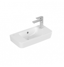 Раковина, Villeroy&Boch, O.Novo, шгв 500*250*95, отверстия для смесителя-1 сквозное, 1 промаркированное, AntiBac, цвет-альпийский белый