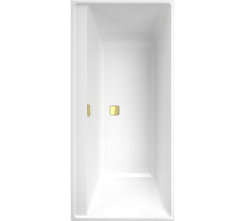 Ванна, Villeroy&Boch, Collaro, шгв 1600*750*470, цвет-альпийский белый (белый Alpin)/золото