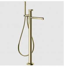 Смеситель для ванны и душа, Gessi, Anello, напольный, цвет-Brass PVD