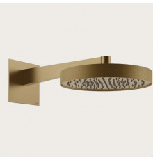 Верхний душ, Gessi, Diamantato, 300*300, цвет-Warm Bronze Brushed PVD