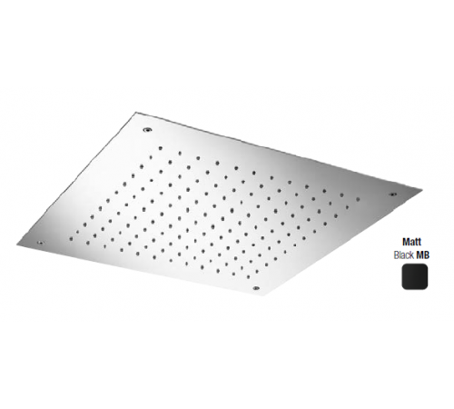 Верхний душ, Almar, Shower Heads built-n, 498*498, цвет-черный матовый (Товар заказной, возврату не подлежит)