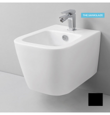 Биде, Artceram, A16, подвесной, шгв 360*525*290, Saniglaze, цвет-черный матовый (Товар заказной, возврату не подлежит)