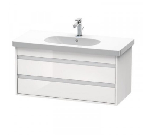 Тумба под раковину, Duravit, Ketho, шгв 1000*455*480, раковина-необходимо заказать, цвет-белый глянцевый
