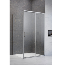 Дверь, Radaway, Premium Pro KDJ, шв 1500*2000, петли-справа, черный, цвет стекла-прозрачный, Easy Clean