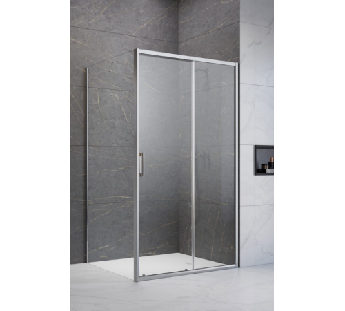 Дверь, Radaway, Premium Pro KDJ, шв 1500*2000, петли-справа, черный, цвет стекла-прозрачный, Easy Clean