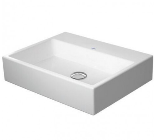 Раковина, Duravit, Vero Air, шлифованная, шгв 600*470*165, отверстия для смесителя-отсутствуют, цвет-белый