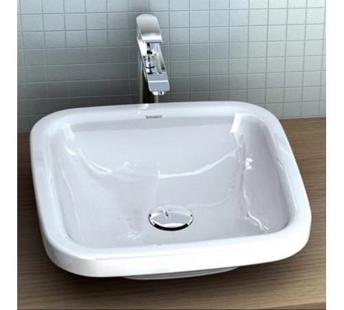 Раковина, Duravit, Durastyle, шгв 430*430*120, отверстия для смесителя-отсутствуют, цвет-белый