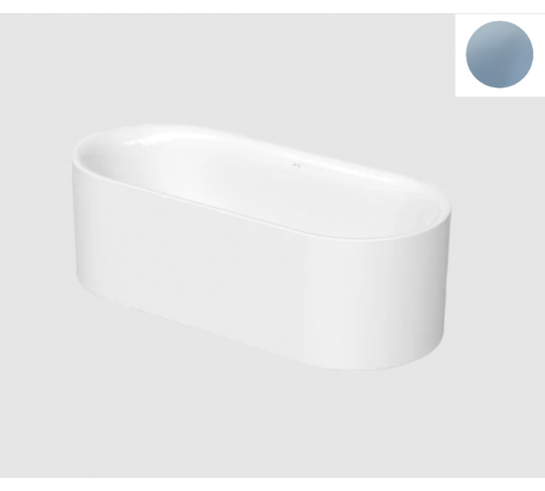 Ванна, Bette, BetteLux Oval Silhouette, шгв 1700*750*450, BetteGlasur® Plus, цвет-Blue Satin matt