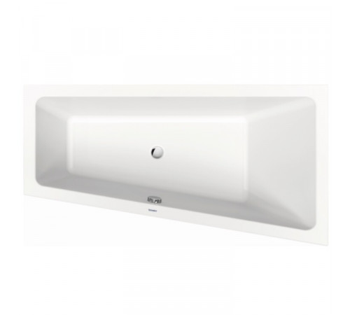 Ванна, Duravit, Duravit No.1, шгв 1600*850*480, с наклонной спинкой справа, цвет-белый