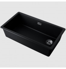 Мойка, Omoikiri, Kata Side , шгв 760*430*217, отверстия для смесителя-отсутствуют, цвет-черный