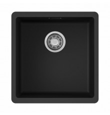 Мойка, OMOIKIRI, Kata, шгв 400*420*220, отверстия для смесителя-отсутствуют, цвет-чёрный