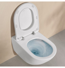 Унитаз, Villeroy&Boch, Antao, подвесной, шгв 370*560*355, CeramicPlus, цвет-Stone White