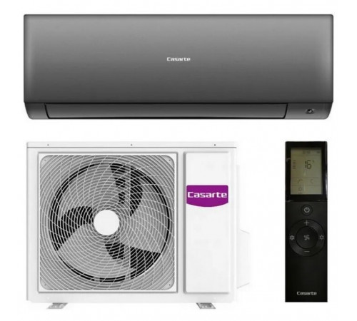 CAS35CX1/R3-B / 1U35CX1/R3, Сплит-система, Casarte, ELETTO, inverter, цвет черный матовый