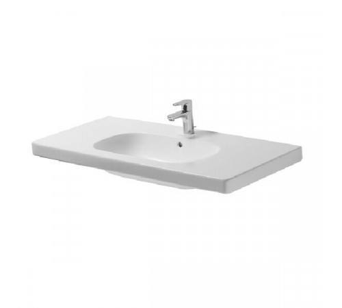 Раковина, Duravit, D-Code, шгв 1050*480*180, отверстия для смесителя-1, цвет-белый (ПРОДАЕТСЯ ТОЛЬКО В КОМПЛЕКТЕ С ОСНОВНЫМ ИЗДЕЛИЕМ)