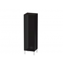 Шкаф-пенал, Duravit, L-Cube, шгв 400*363*1320, петли-справа, цвет-черный глянцевый