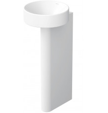 Раковина с пьедесталом, Bette, BetteSuno Pedestal, шгв 340*340*863, отверстия для смесителя-одно, цвет-белый