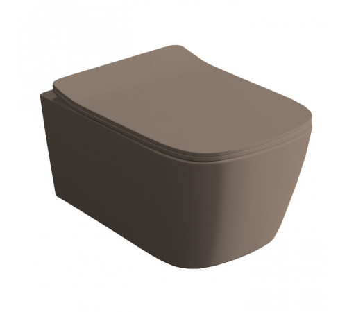 Унитаз, Artceram, A16, подвесной, шгв 360*520*290, Saniglaze, цвет-Brown matera (Товар заказной, возврату не подлежит)