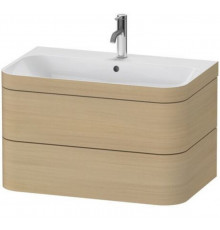 Тумба под раковину, Duravit, Happy D.2 Plus, шгв 775*490*468, раковина-в комплекте, цвет-дуб средиземноморский