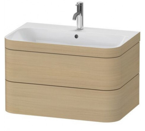 Тумба под раковину, Duravit, Happy D.2 Plus, шгв 775*490*468, раковина-в комплекте, цвет-дуб средиземноморский
